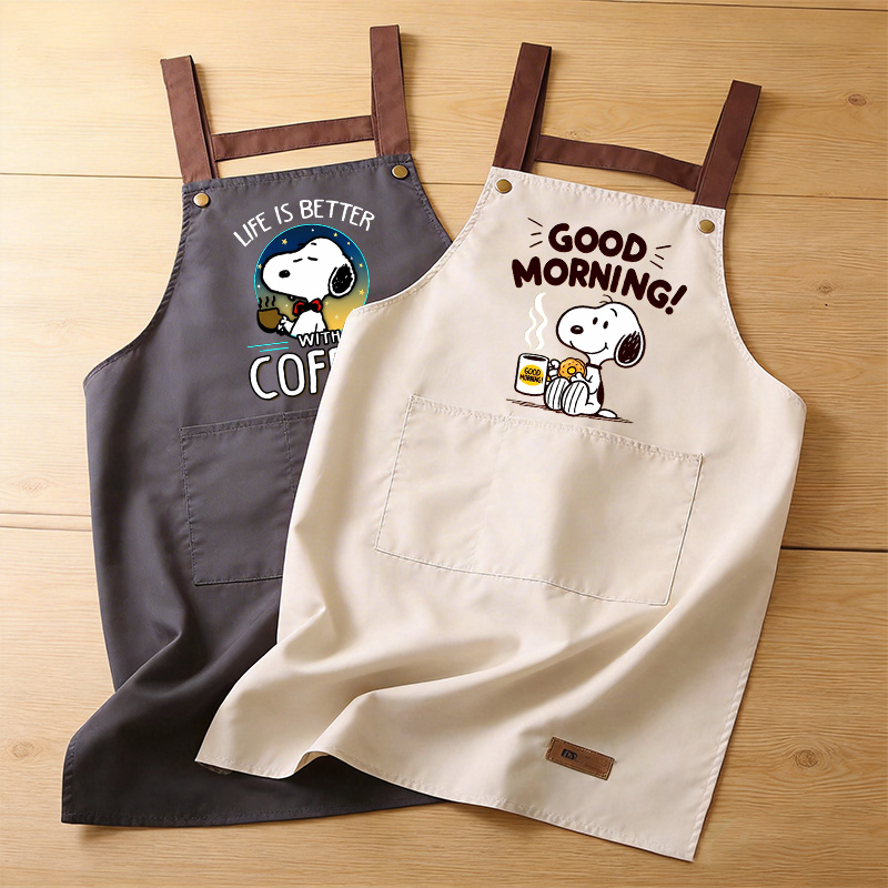 Kitchen Gadgets You Need - Snoopys Cooking Apron Men Women Anime
