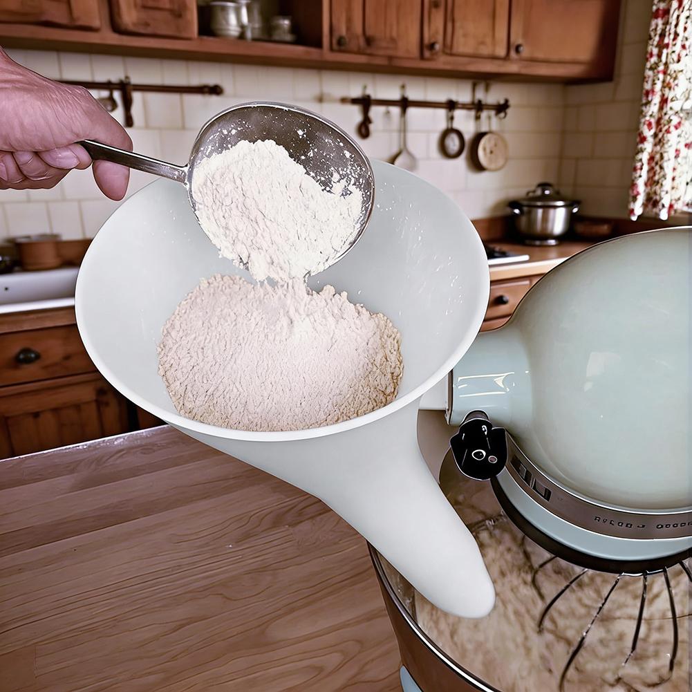 Kitchen Gadgets Mixer - Mixer Flour Funnel for 5 Quart