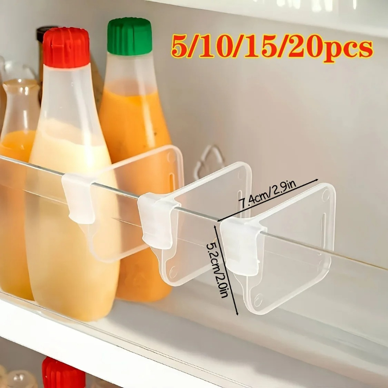 Kitchen Gadgets Organizer - 5 10 15 20PCS Sturdy Clear