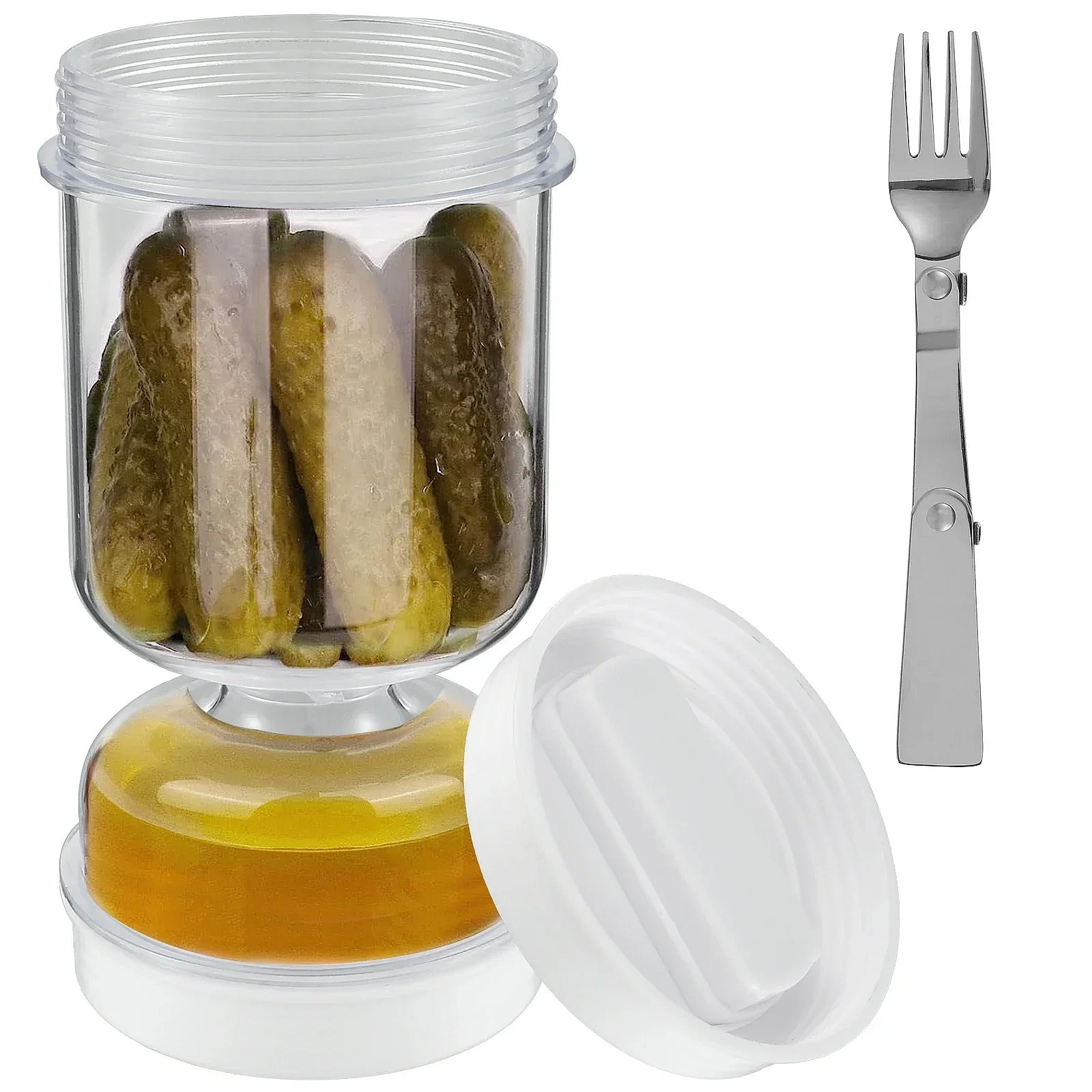 Korean Kitchen Gadgets - Olive and Pickle Strainer Jar Hourglass