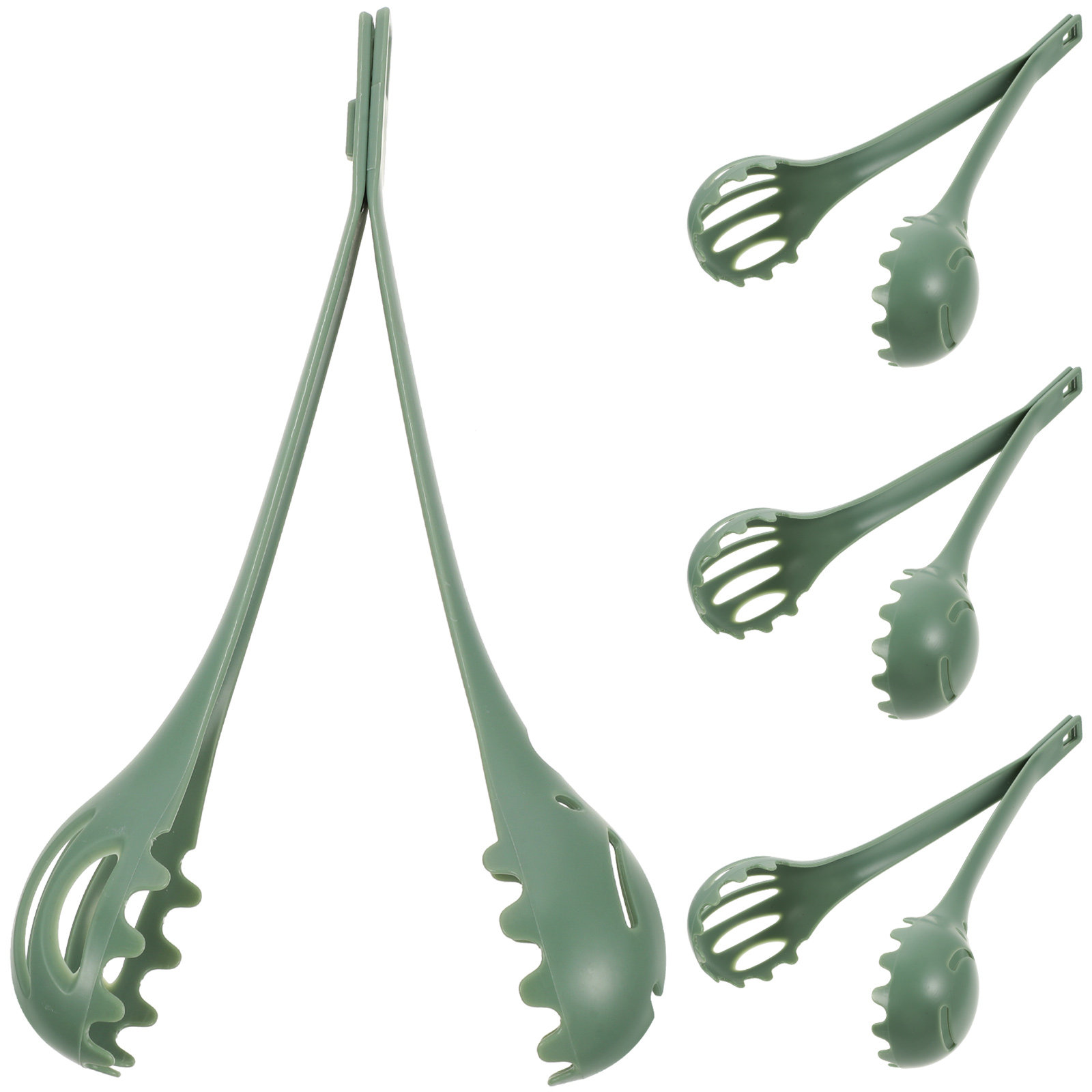 Kitchen Gadgets Pasta - 4Pcs Multifunctional Egg Whisk Food Tong