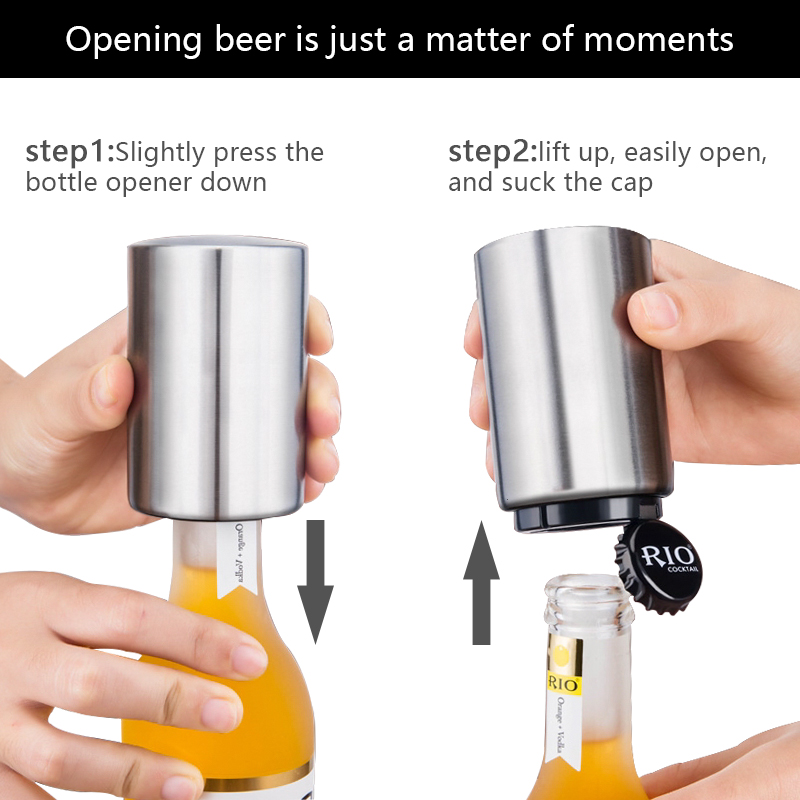 Automatic Beer Bottle Opener,M - Kitchen Gadgets Jar Openers ulasan dan harga