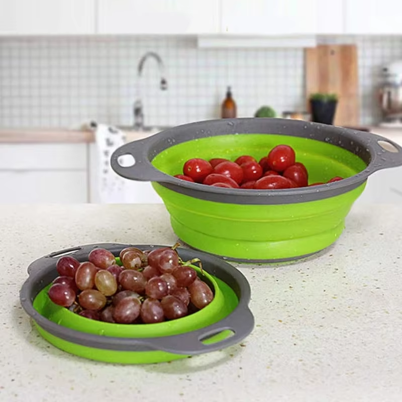 Collapsible Silicone Strainer  - Kitchen Gadgets Store ulasan dan harga
