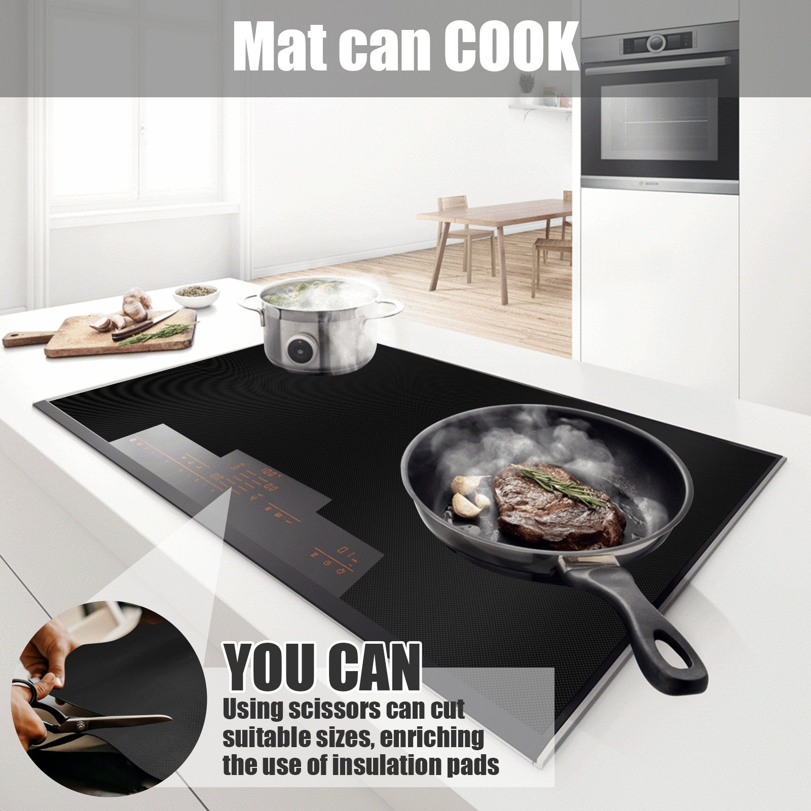 Induction Cooker Cover Silicon - Kitchen Gadgets Everyone Needs ulasan dan harga