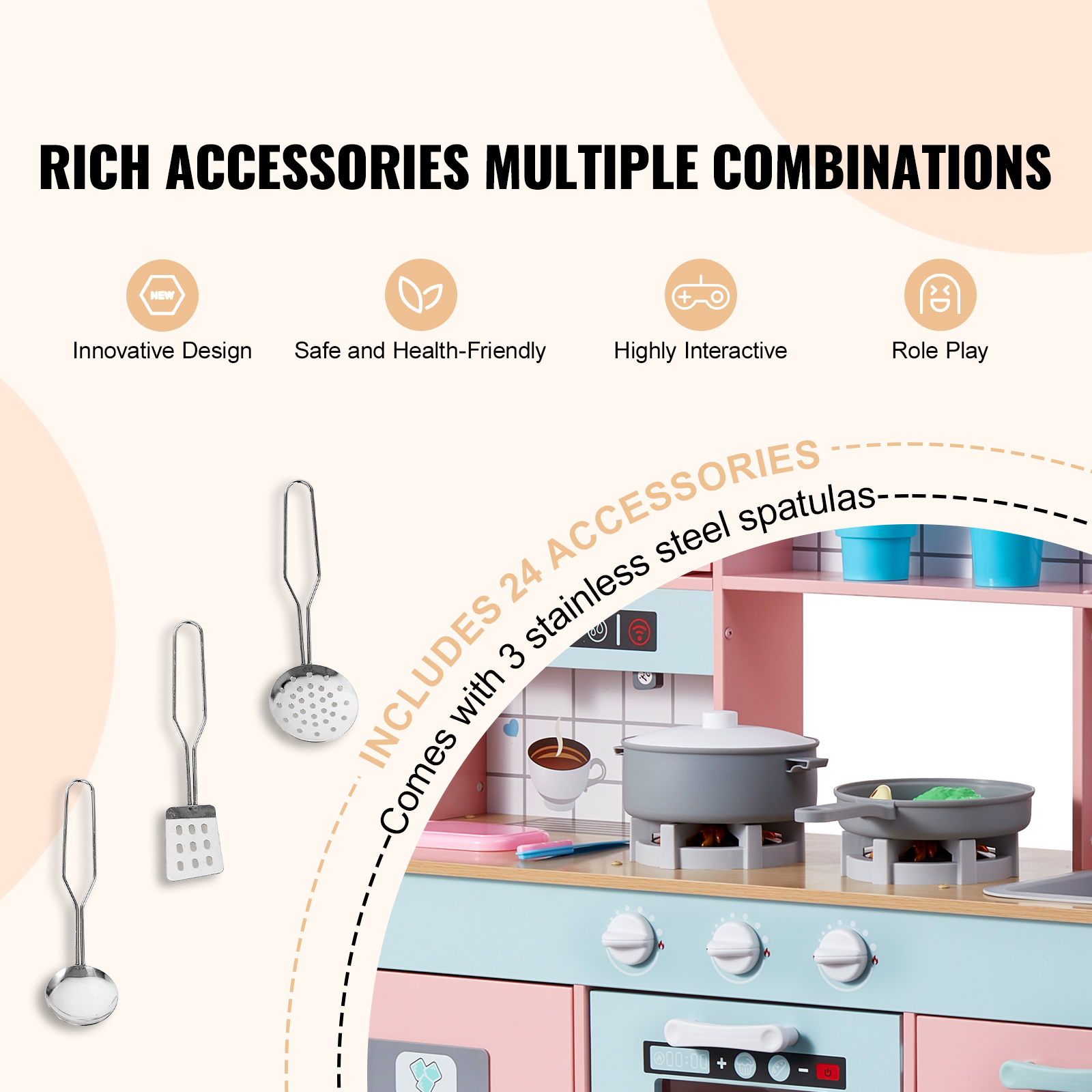 SucceBuy Pretend Play Cooking  - Kitchen Gadgets Kids ulasan dan harga