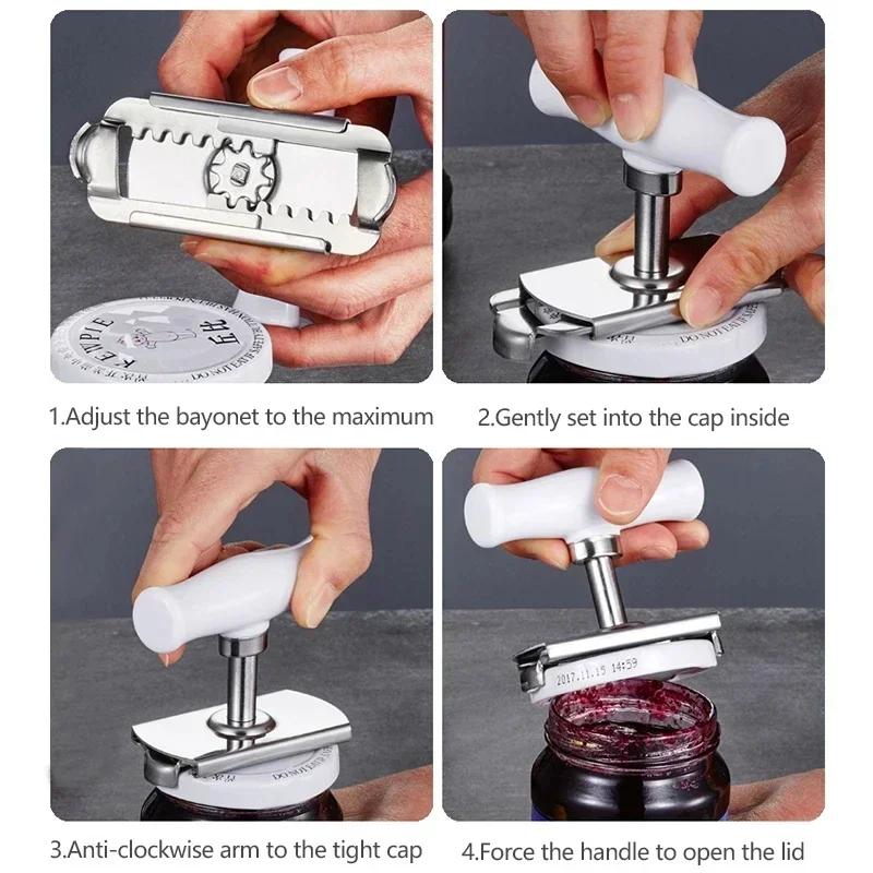 Multi-function Bottle Cap Open - Kitchen Gadgets Jar Openers ulasan dan harga