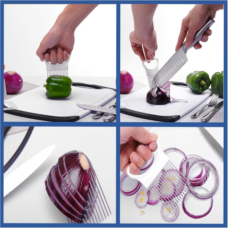 Onion Holder Slicer with Cover - Avocado Slicer Tool ulasan dan harga
