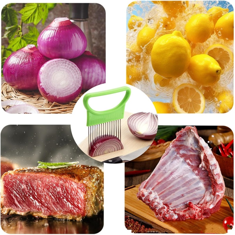 Onion Holder Slicer with Cover - Avocado Slicer Tool ulasan dan harga