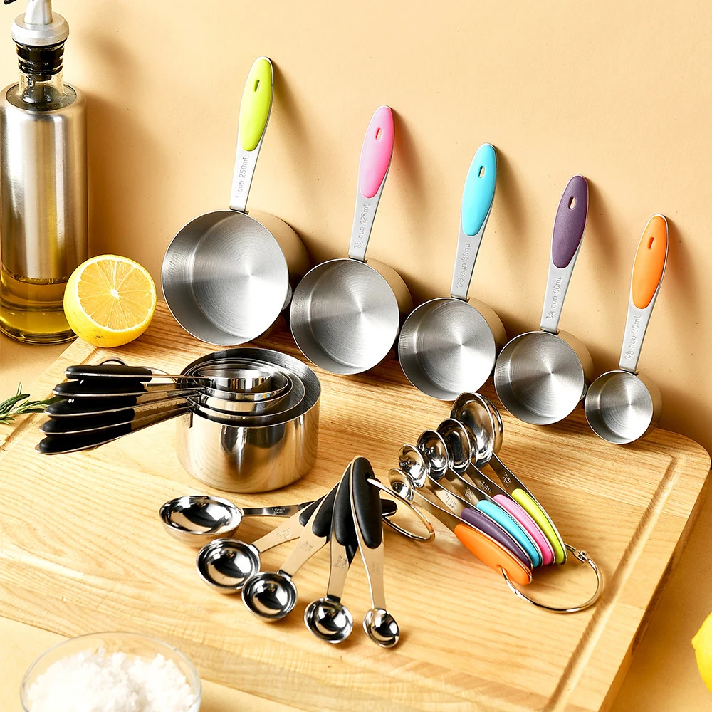 5/10Pcs Stainless Steel Measur - Kitchen Gadgets You Need ulasan dan harga