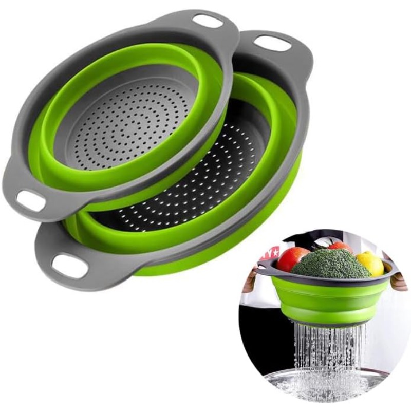 1/2pcs Collapsible Silicone Co - Kitchen Gadgets Store ulasan dan harga