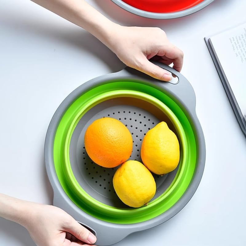1/2pcs Collapsible Silicone Co - Kitchen Gadgets Store ulasan dan harga
