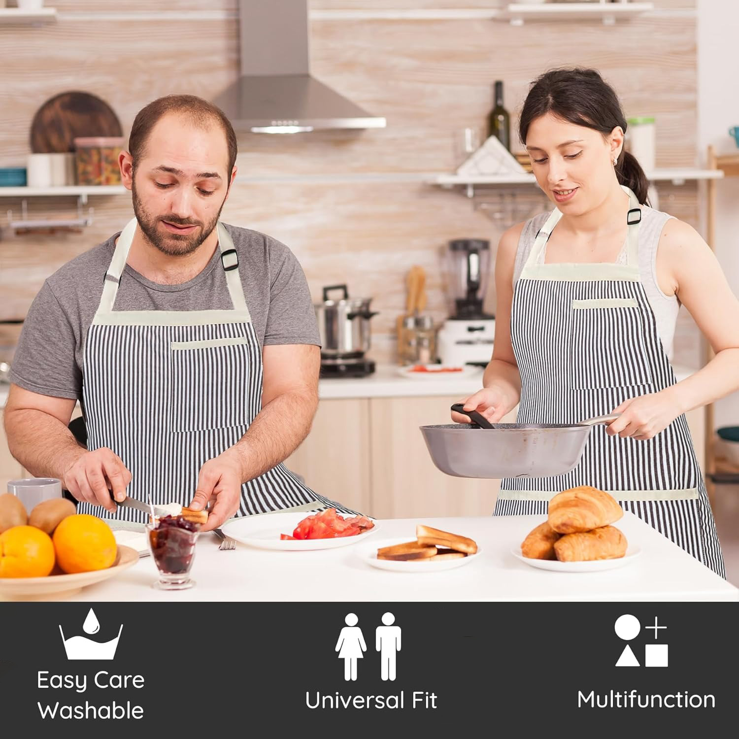 plus size 89cm Adjustable Apro - Korean Kitchen Gadgets ulasan dan harga