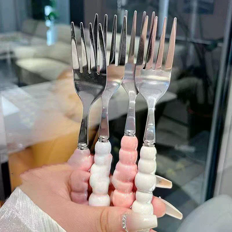 Pearl Handle Fork For Dessert  - Kitchen Gadgets Pasta ulasan dan harga