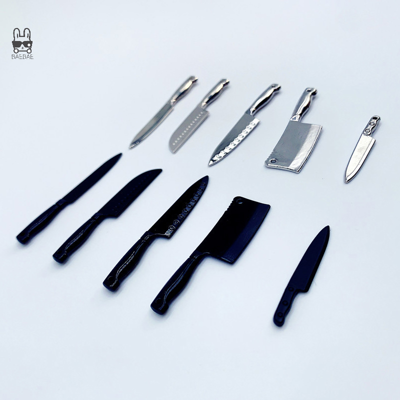 1/12 Dollhouse Mini Knives Mod - Kitchen Gadgets You Need ulasan dan harga