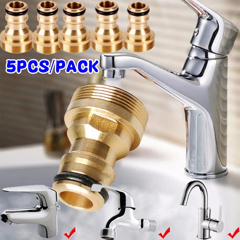 1/ 5PCS Universal Brass Tap Ki - Kitchen Gadgets Mixer ulasan dan harga