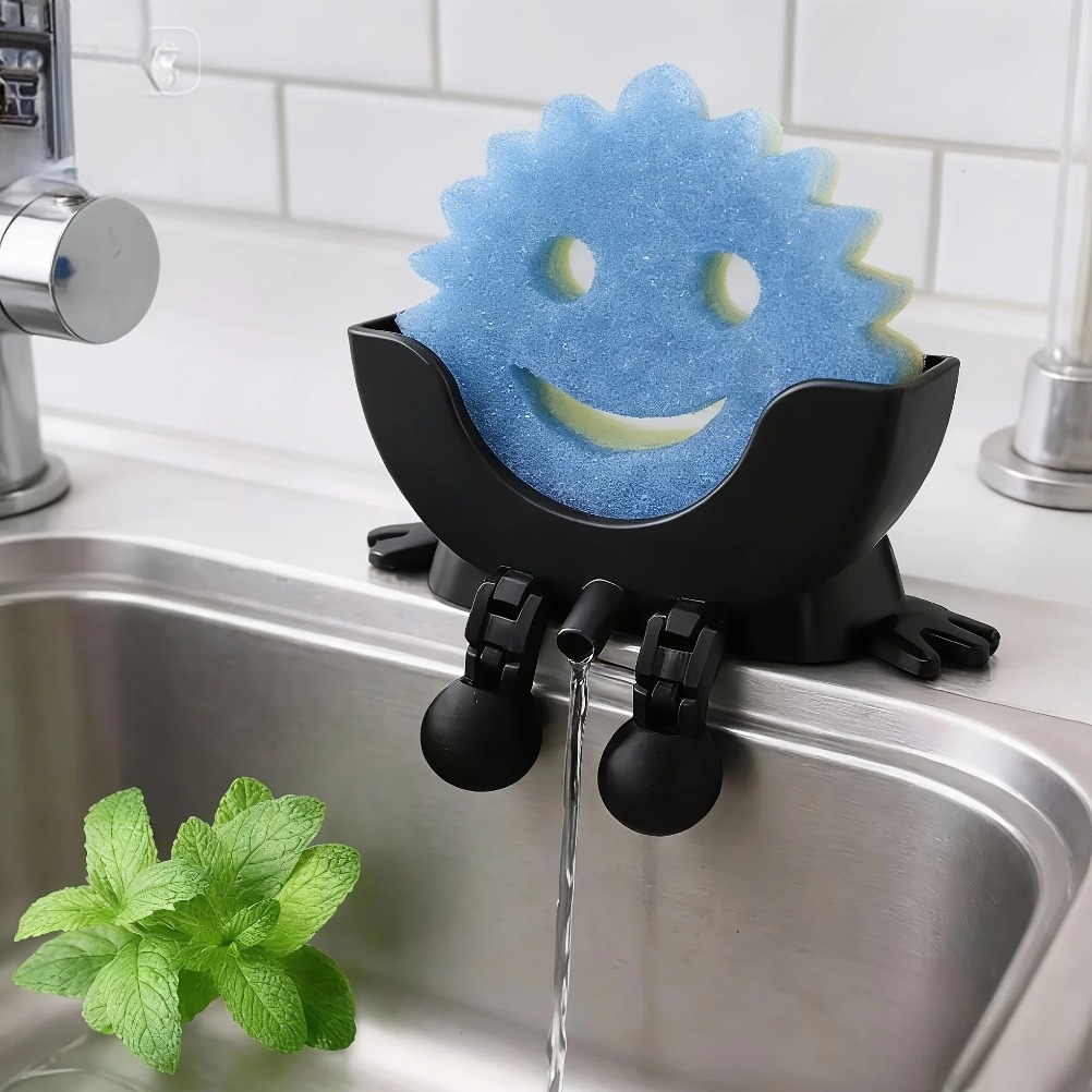 Drainable Soap & Sponge Holder - Kitchen Gadgets Organizer ulasan dan harga