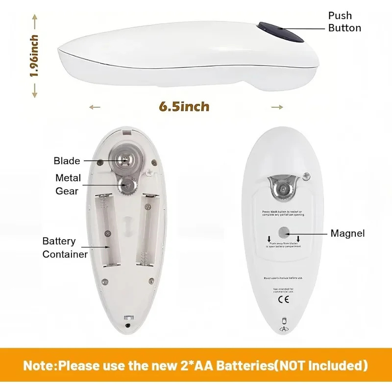 1pc Automatic Can Opener /Manu - Kitchen Gadgets Jar Openers ulasan dan harga