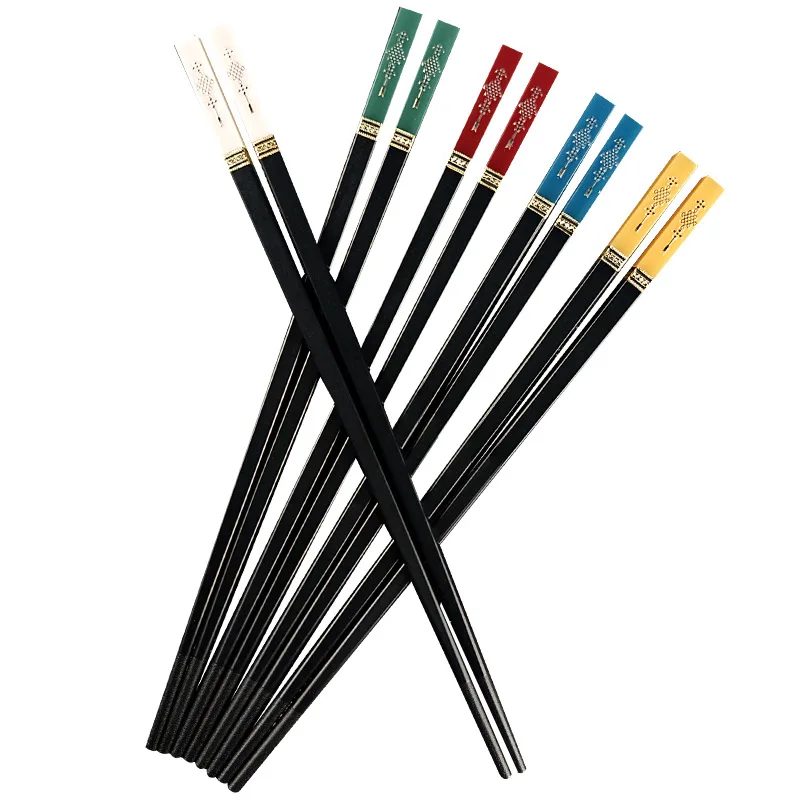5 Pairs Japanese Chopsticks Su - Korean Kitchen Gadgets ulasan dan harga