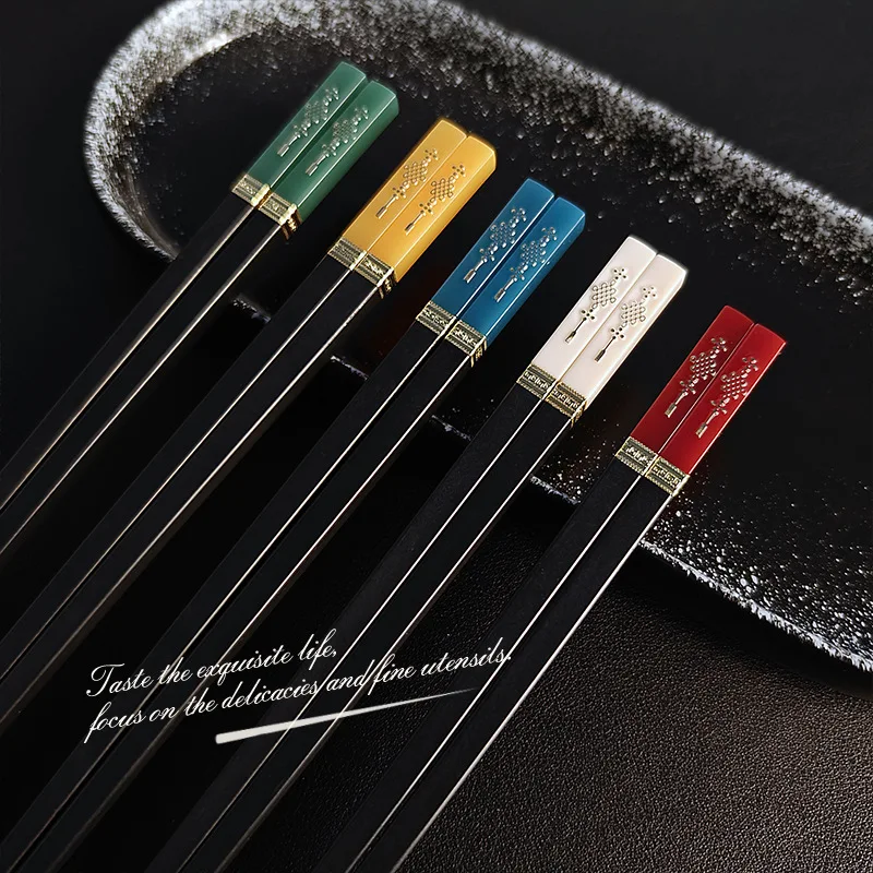 5 Pairs Japanese Chopsticks Su - Korean Kitchen Gadgets ulasan dan harga