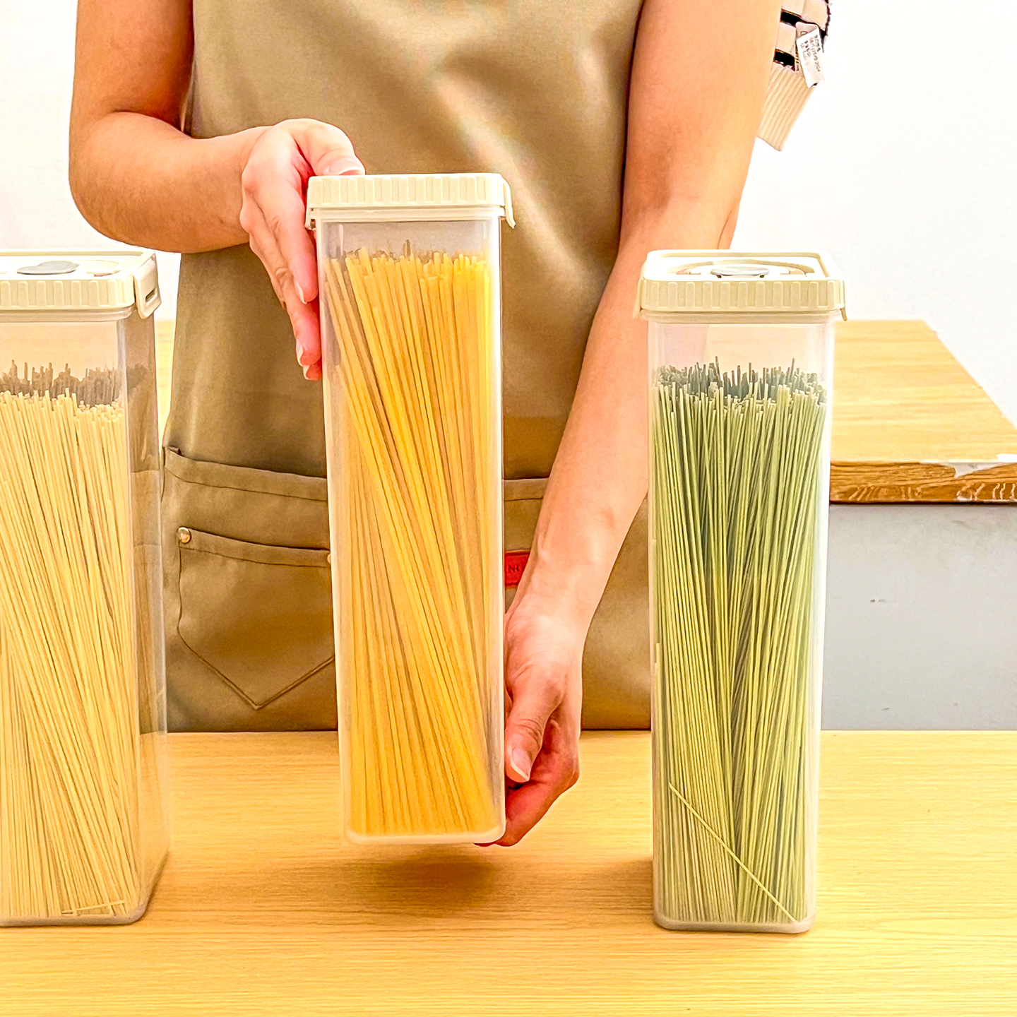 Noodles Sealed Storage Box Wit - Kitchen Gadgets Organizer ulasan dan harga