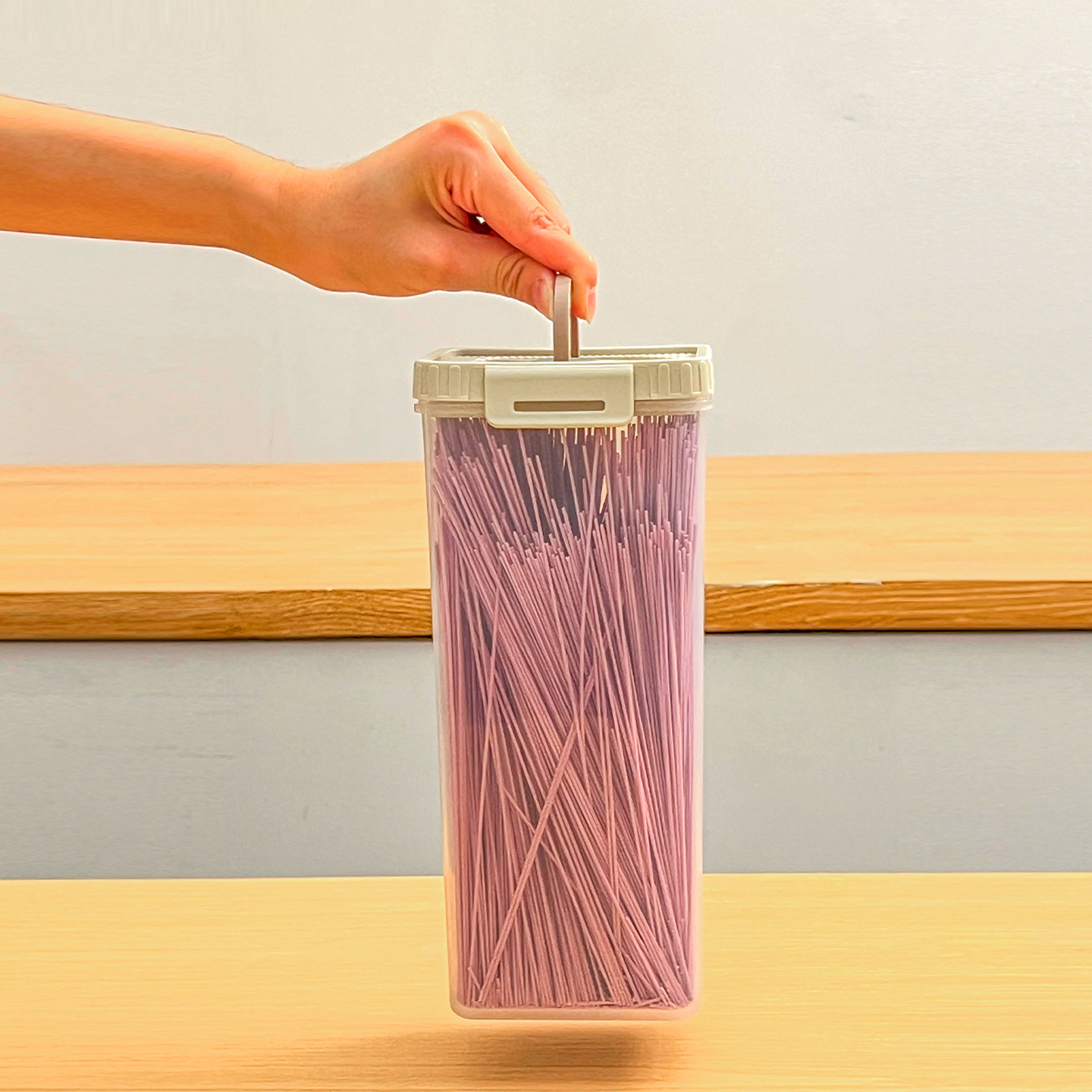 Noodles Sealed Storage Box Wit - Kitchen Gadgets Organizer ulasan dan harga