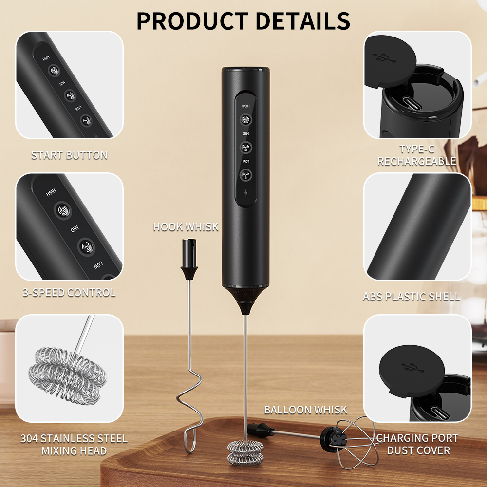3 in 1 Electric Handheld Milk  - Kitchen Gadgets Mixer ulasan dan harga