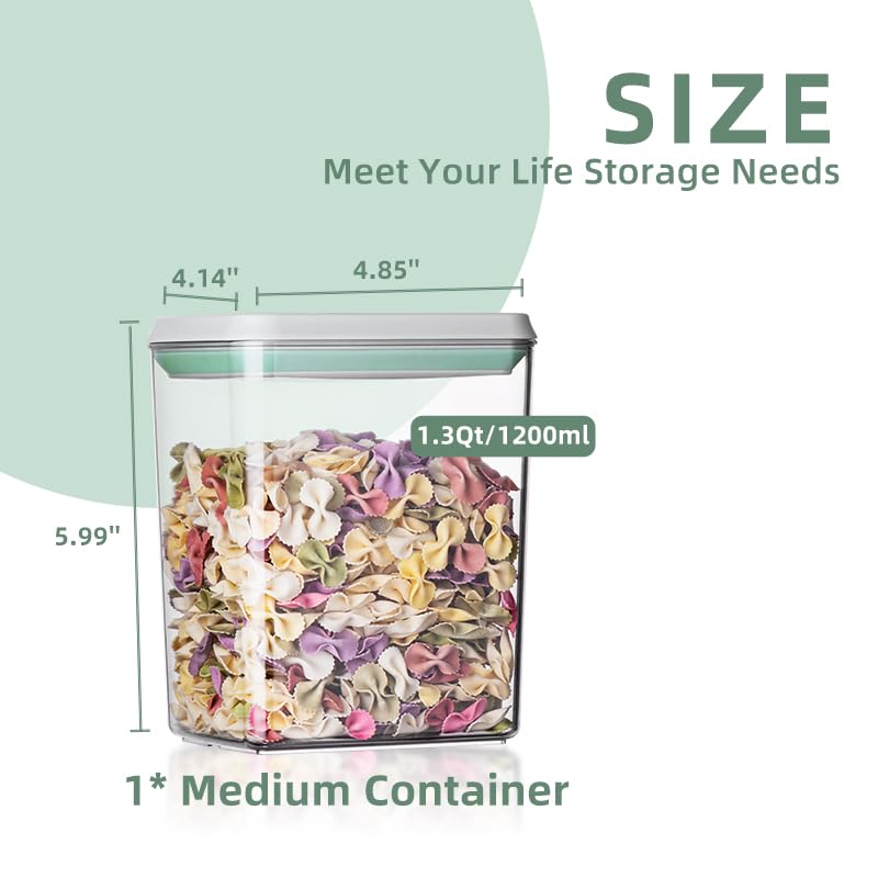 Ankou 3Pcs 1.2L Pop Airtight F - Kitchen Gadgets Organizer ulasan dan harga