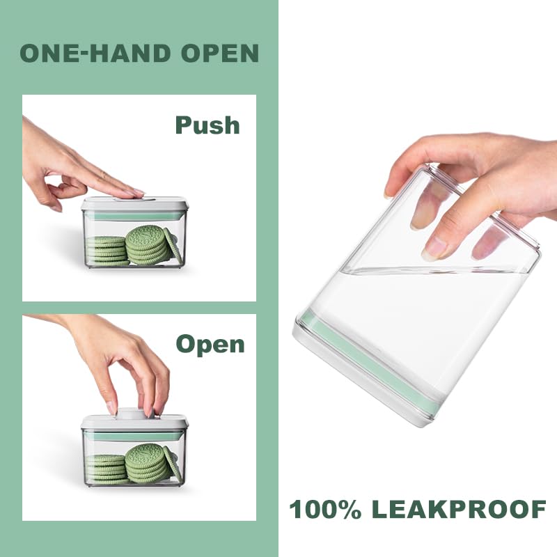 Ankou 3Pcs 1.2L Pop Airtight F - Kitchen Gadgets Organizer ulasan dan harga