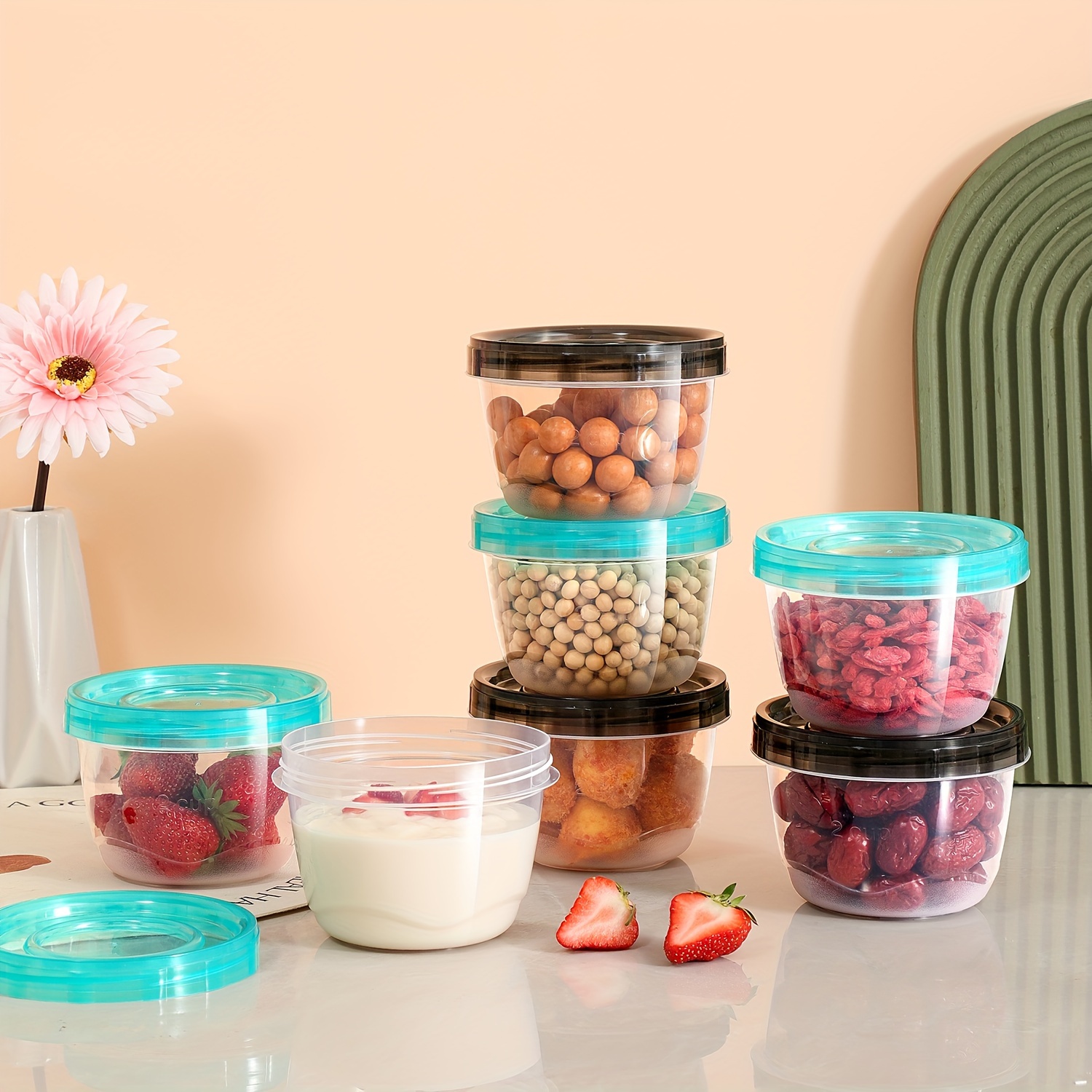 2 Transparent Sealed Food Stor - Kitchen Gadgets Organizer ulasan dan harga