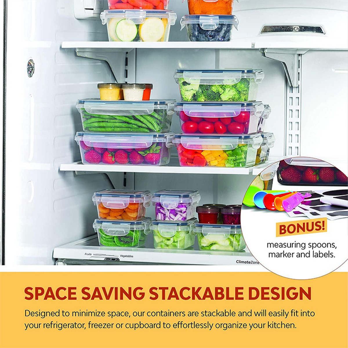 24Pcs/set Food Storage Box Set - Kitchen Gadgets Organizer ulasan dan harga