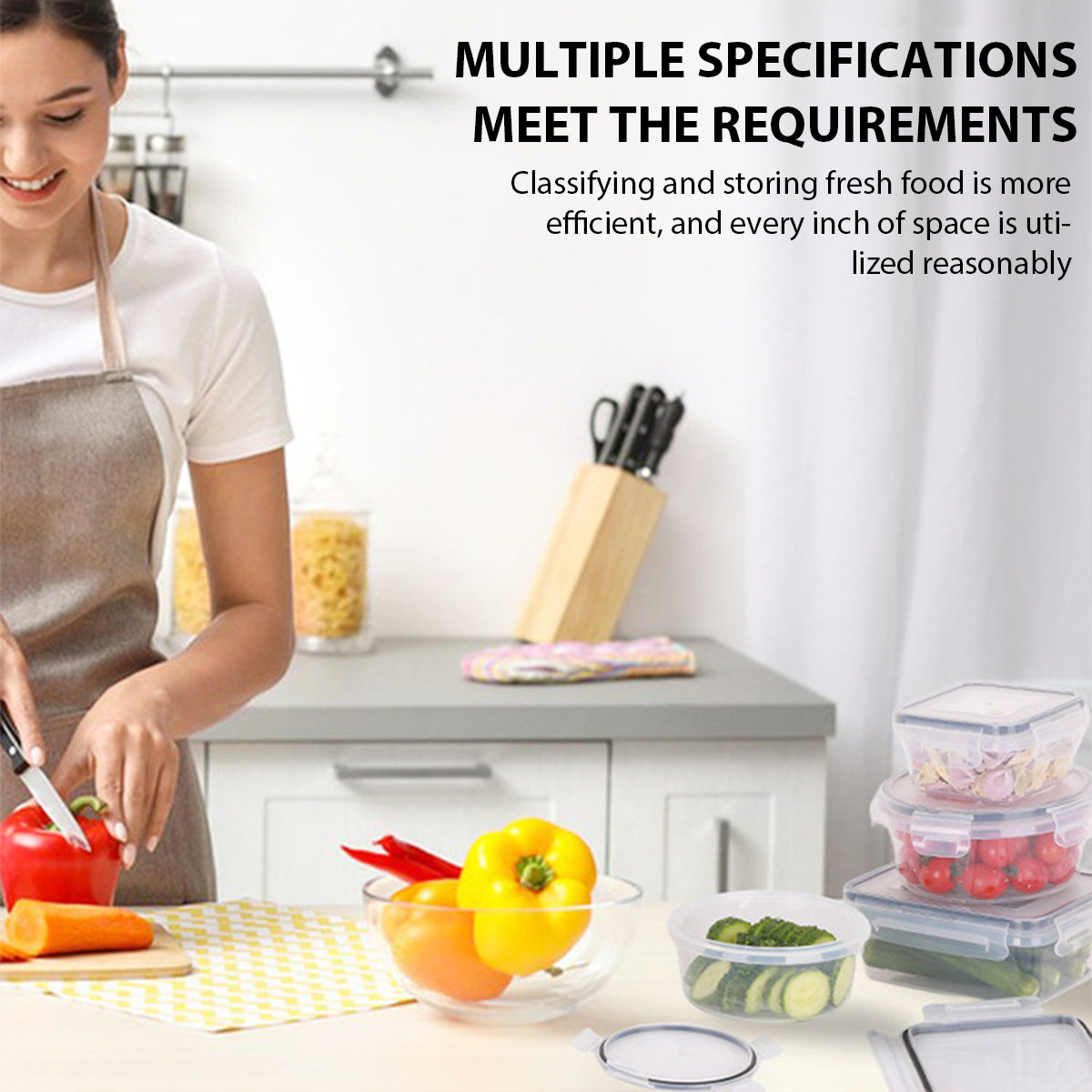 24Pcs/set Food Storage Box Set - Kitchen Gadgets Organizer ulasan dan harga