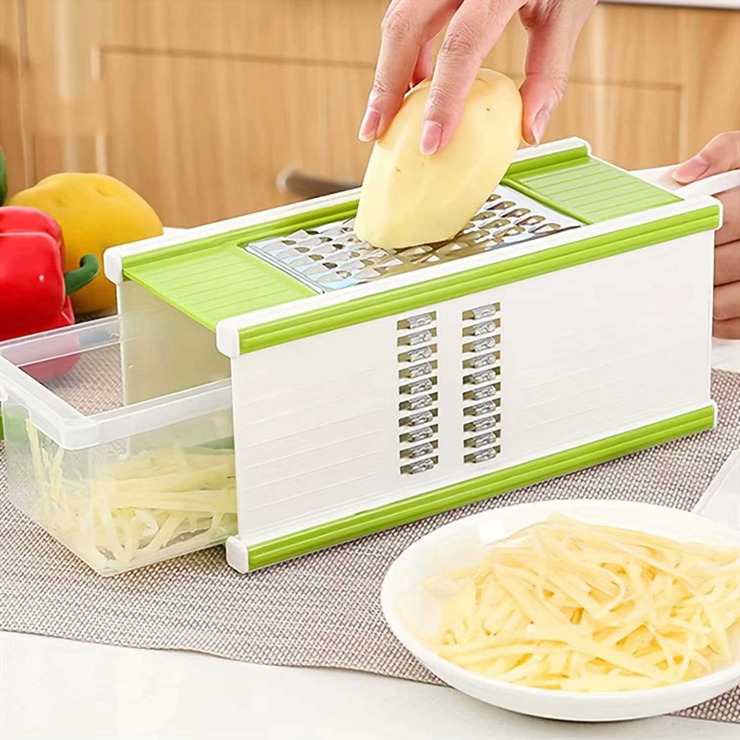 5-In-1 Multifunctional Vegetab - Cheese Grater Box ulasan dan harga