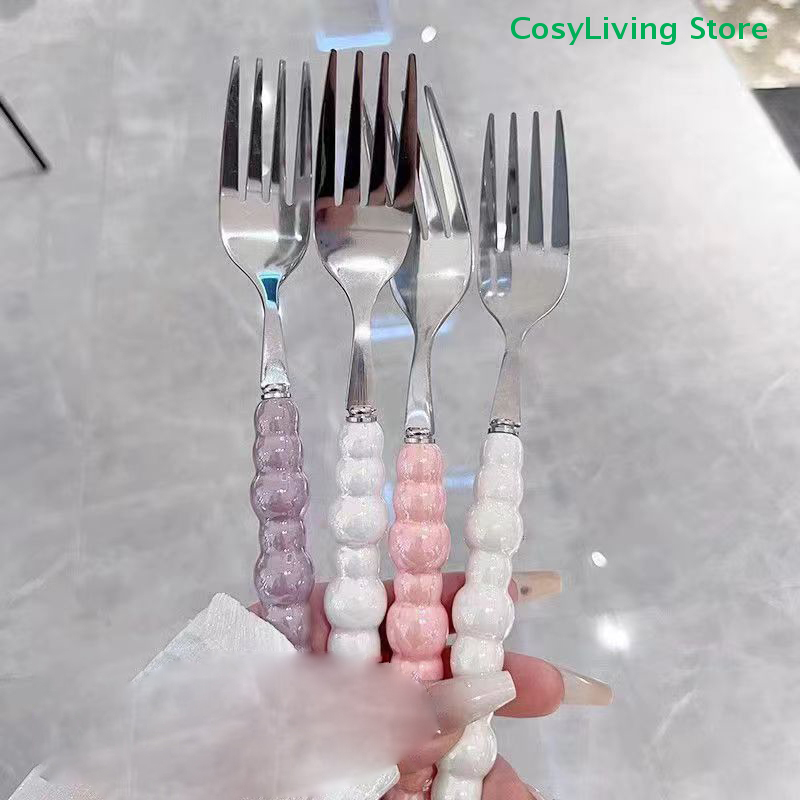 Steak Stainless Steel Fork Pea - Kitchen Gadgets Pasta ulasan dan harga