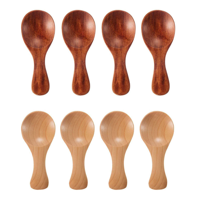 4Pcs Mini Wooden Spoons Small  - Kitchen Gadgets Kids ulasan dan harga