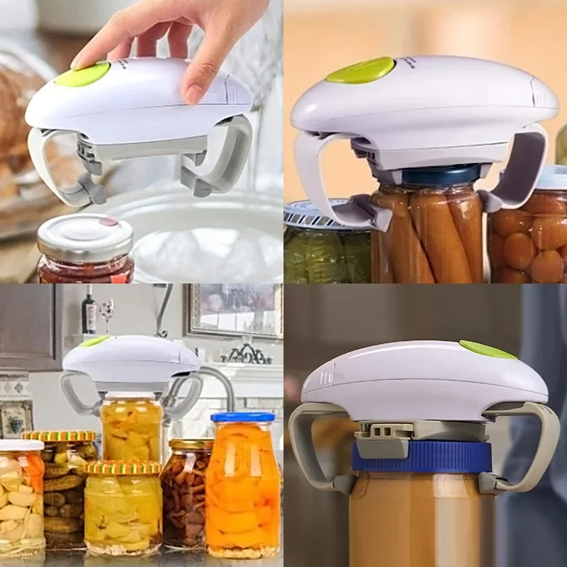 Electric Can Bottle Lid Opener - Kitchen Gadgets Jar Openers ulasan dan harga