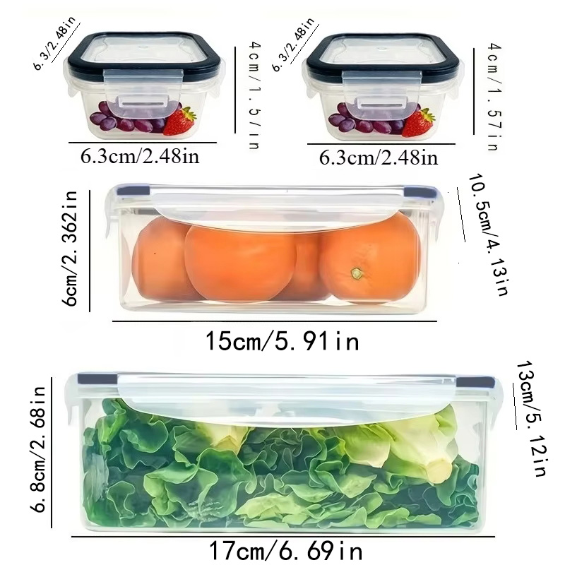 8Pcs Set Includes 4 Containers - Kitchen Gadgets Organizer ulasan dan harga