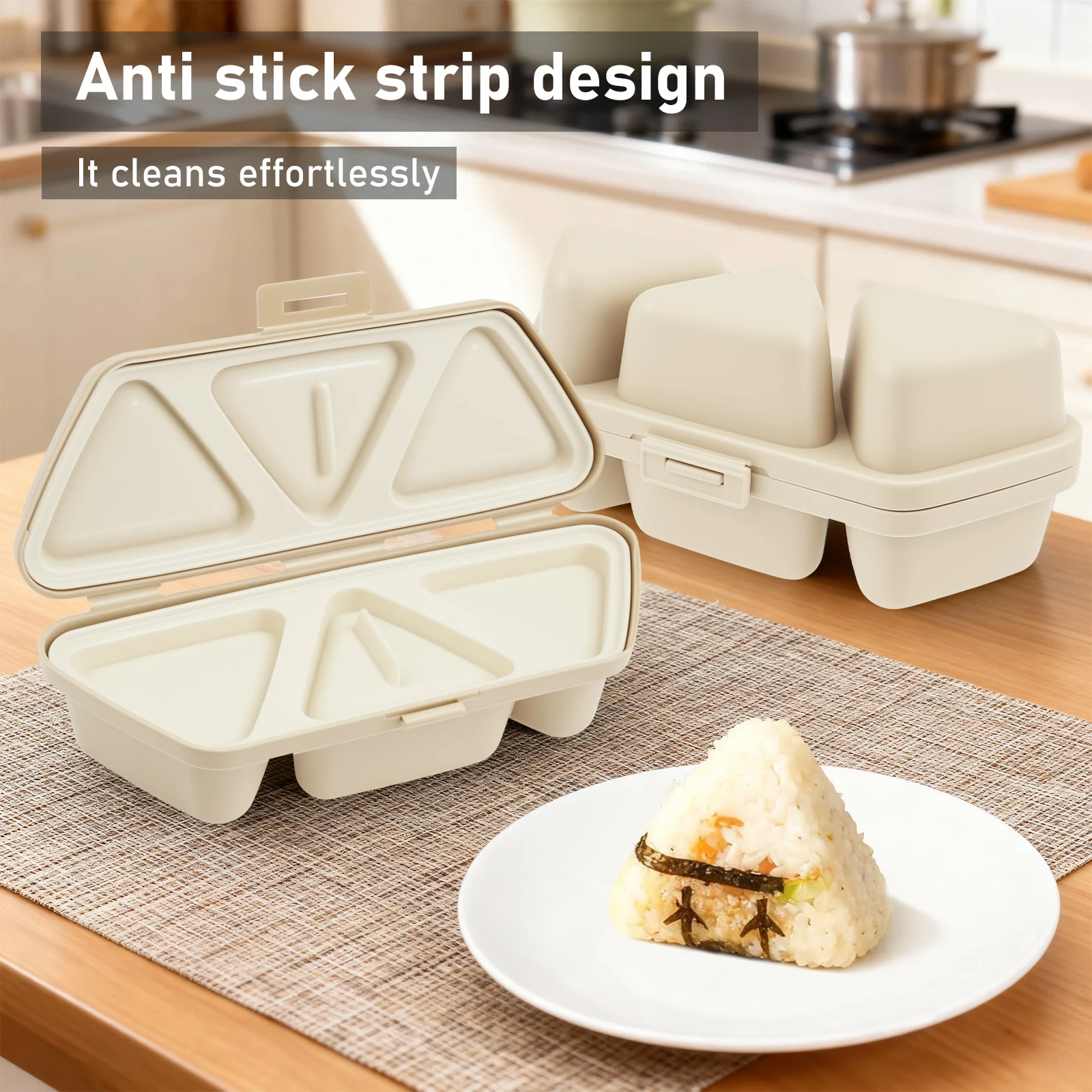 6 In 1 Onigiri Mold Triangle O - Kitchen Gadgets Store ulasan dan harga