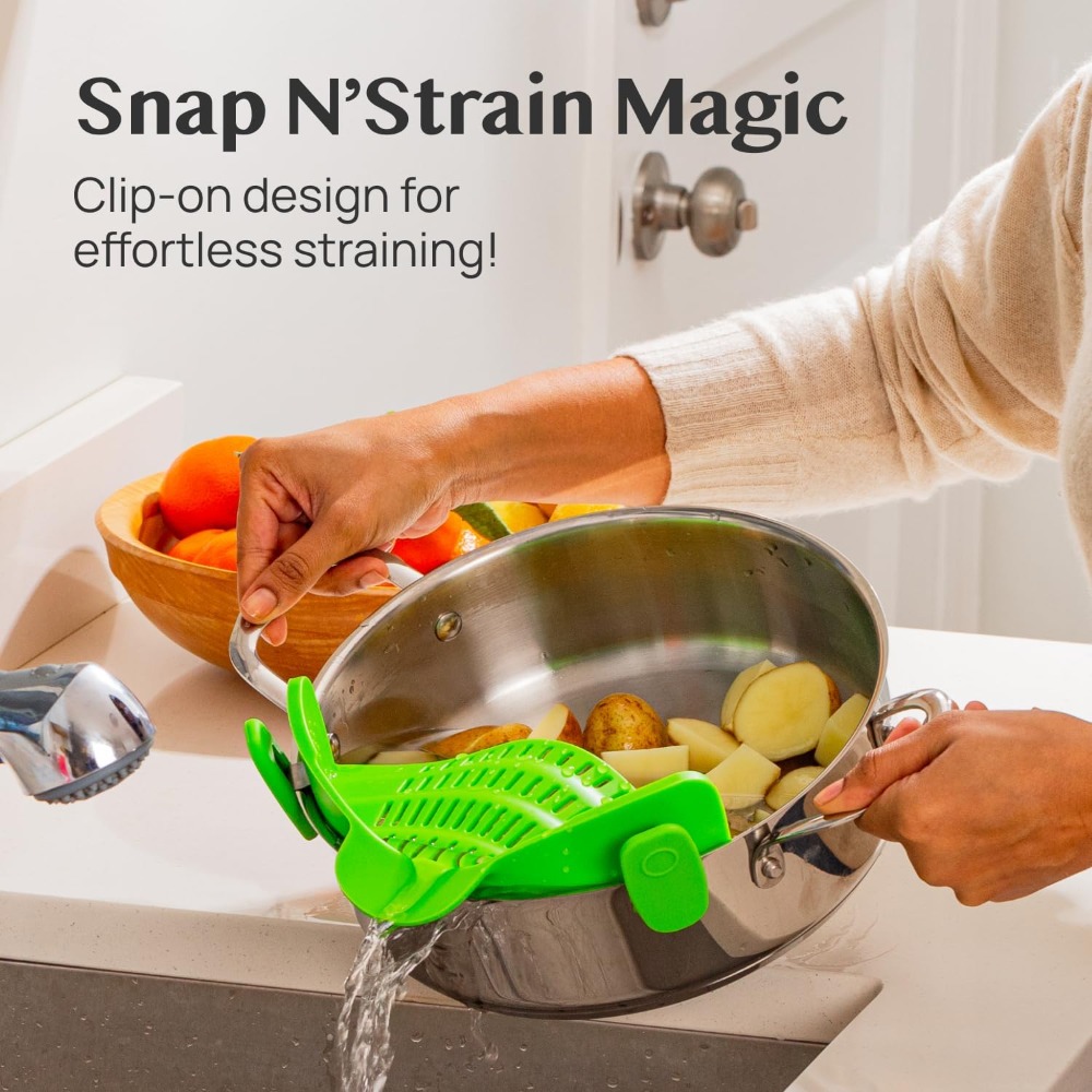 Clip On Strainer for Pots and  - Kitchen Gadgets Pasta ulasan dan harga