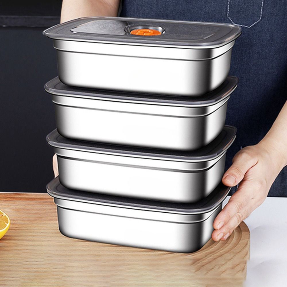 Stainless Steel Lunch Box Bent - Kitchen Gadgets Everyone Needs ulasan dan harga