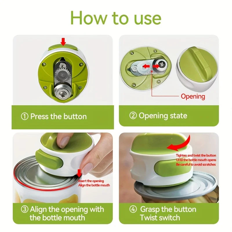 Portable Manual Can Opener Bee - Kitchen Gadgets Jar Openers ulasan dan harga