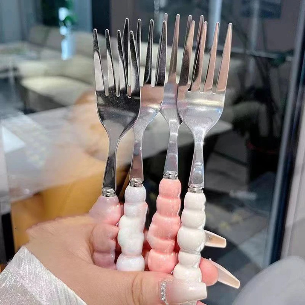Pearl Handle Fork for Dessert  - Kitchen Gadgets Pasta ulasan dan harga