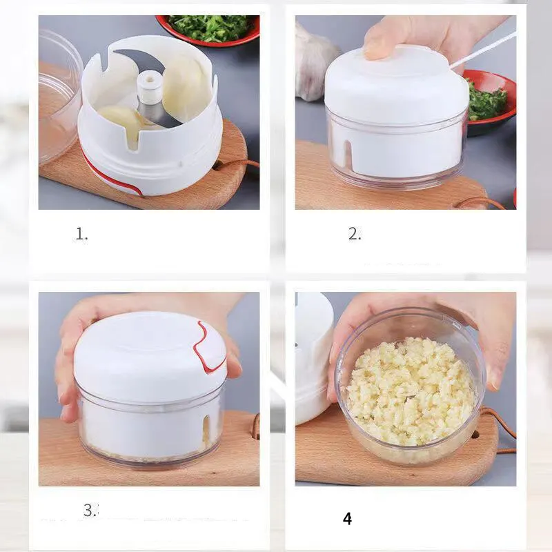 Plastic Garlic Crusher Press V - Kitchen Gadgets Everyone Needs ulasan dan harga