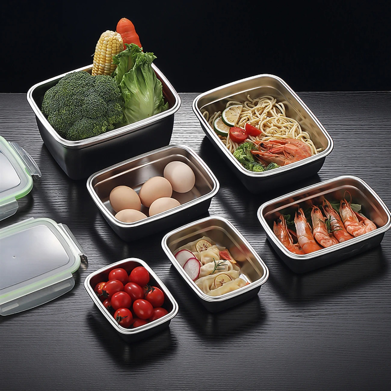 304 Stainless Steel Lunch Box  - Kitchen Gadgets Organizer ulasan dan harga