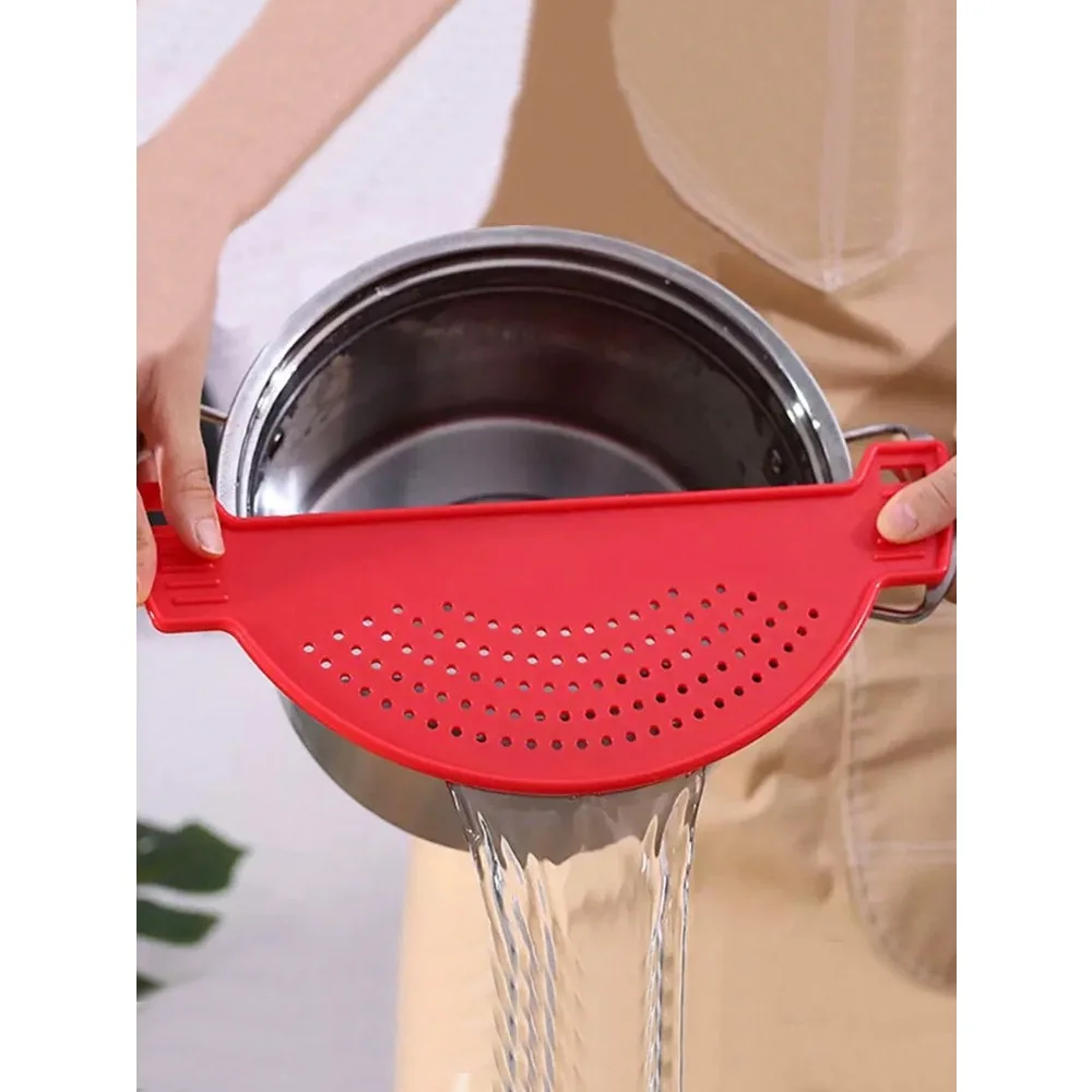 1PC Clip On Strainer,Plastic D - Kitchen Gadgets Pasta ulasan dan harga