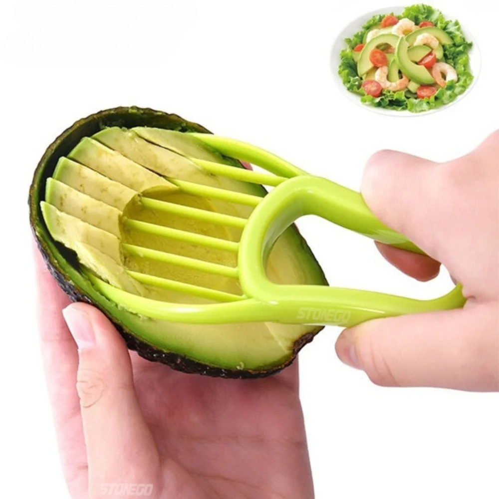 1PC 3 in 1 Green Avocado Slice - Avocado Slicer Tool ulasan dan harga