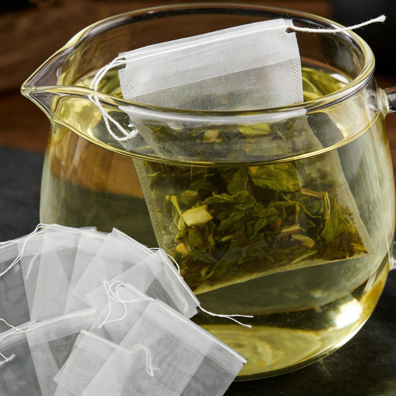 200/50Pcs Nylon Tea Bags Small - Kitchen Gadgets You Need ulasan dan harga