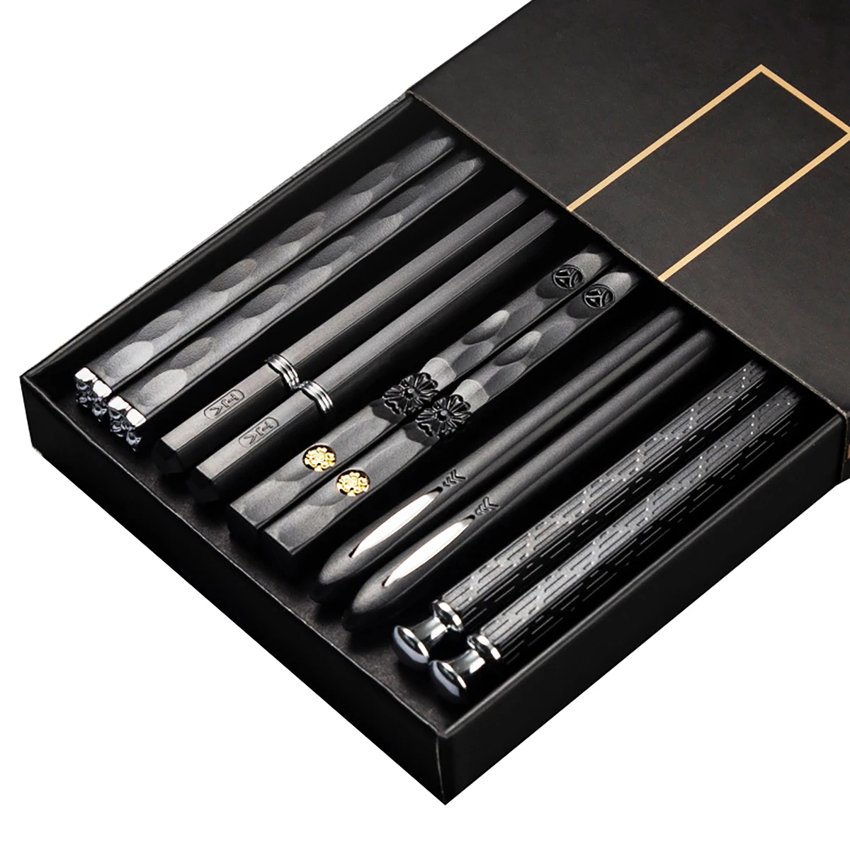 5 Pairs Japanese Chopsticks Su - Korean Kitchen Gadgets ulasan dan harga