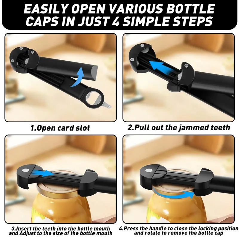 Multifunctional Adjustable Sta - Kitchen Gadgets Jar Openers ulasan dan harga