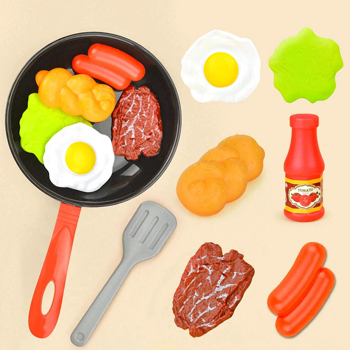 8PCS Kitchen Food Toys for Kid - Kitchen Gadgets Kids ulasan dan harga
