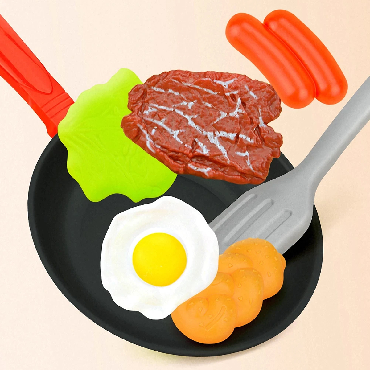 8PCS Kitchen Food Toys for Kid - Kitchen Gadgets Kids ulasan dan harga